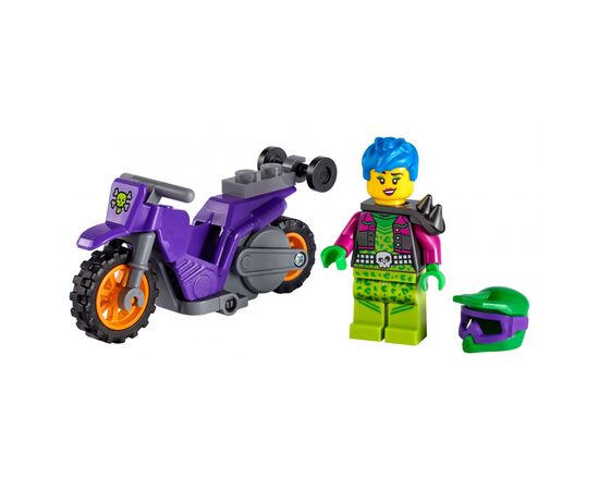 Конструктор LEGO City Stuntz Акробатический трюковый мотоцикл 14 деталей (60296), изображение 2 Конструктор LEGO City Stuntz Акробатический трюковый мотоцикл 14 деталей (60296), изображение 2