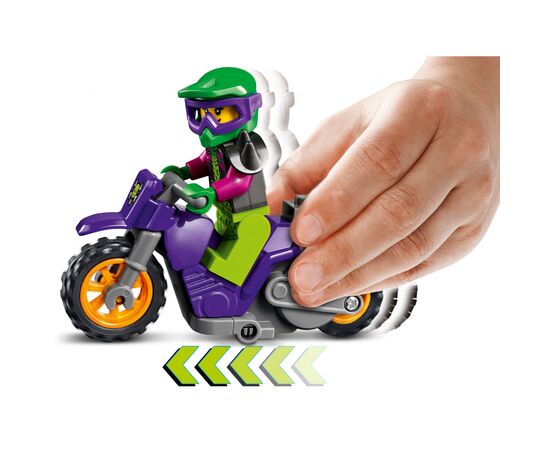Конструктор LEGO City Stuntz Акробатический трюковый мотоцикл 14 деталей (60296), изображение 5 Конструктор LEGO City Stuntz Акробатический трюковый мотоцикл 14 деталей (60296), изображение 5