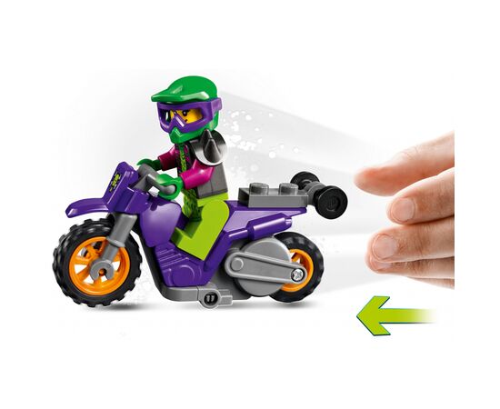 Конструктор LEGO City Stuntz Акробатический трюковый мотоцикл 14 деталей (60296), изображение 6 Конструктор LEGO City Stuntz Акробатический трюковый мотоцикл 14 деталей (60296), изображение 6