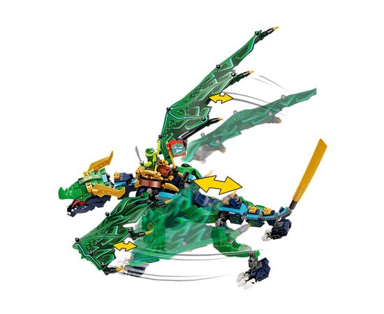 Конструктор LEGO Ninjago Легендарный дракон Ллойда 747 деталей (71766), изображение 4 Конструктор LEGO Ninjago Легендарный дракон Ллойда 747 деталей (71766), изображение 4