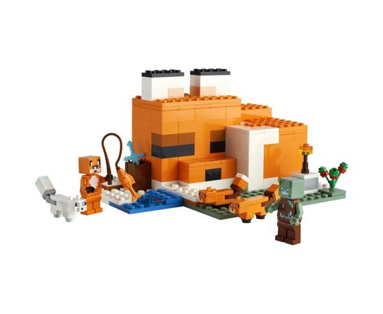 Конструктор LEGO Minecraft Лисича хатина 193 деталі (21178), зображення 2 Конструктор LEGO Minecraft Лисича хатина 193 деталі (21178), зображення 2