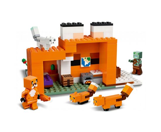 Конструктор LEGO Minecraft Лисича хатина 193 деталі (21178), зображення 3 Конструктор LEGO Minecraft Лисича хатина 193 деталі (21178), зображення 3