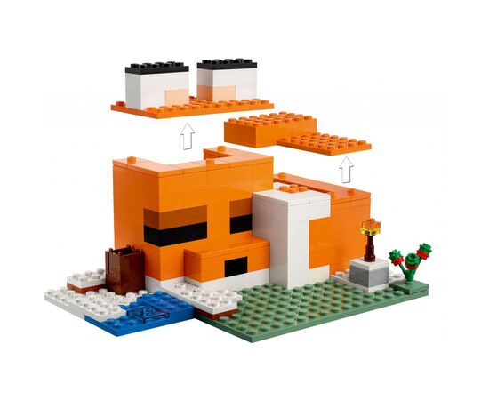 Конструктор LEGO Minecraft Лисича хатина 193 деталі (21178), зображення 4 Конструктор LEGO Minecraft Лисича хатина 193 деталі (21178), зображення 4
