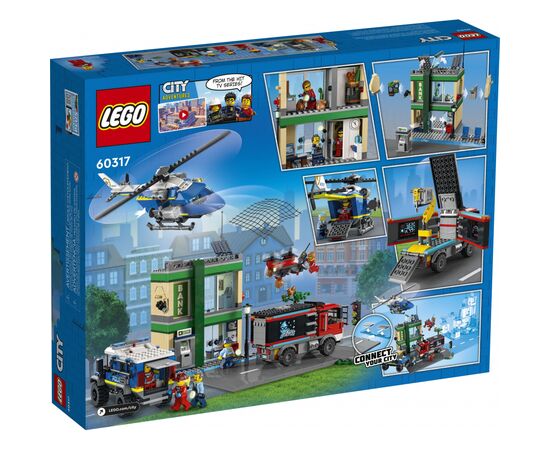 Конструктор LEGO City Police Поліцейська погоня у банку 915 деталей (60317), зображення 8 Конструктор LEGO City Police Поліцейська погоня у банку 915 деталей (60317), зображення 8