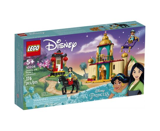 Конструктор LEGO Disney Princess Приключения Жасмин и Мулан (43208)