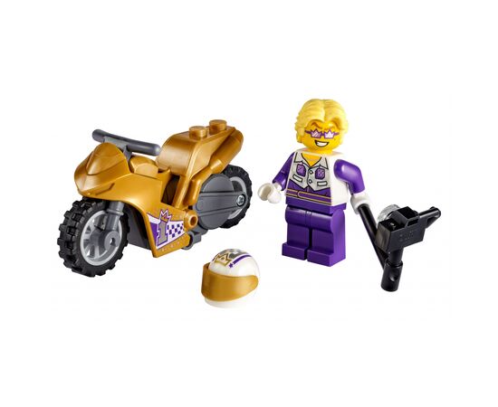 Конструктор LEGO City Stuntz Трюковый мотоцикл с экшн-камерой 14 деталей (60309), изображение 2 Конструктор LEGO City Stuntz Трюковый мотоцикл с экшн-камерой 14 деталей (60309), изображение 2