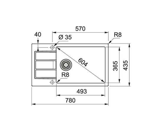 Мойка кухонная Franke Sirius S2D Slim 611-78 XL (143.0627.385), изображение 2 Мойка кухонная Franke Sirius S2D Slim 611-78 XL (143.0627.385), изображение 2