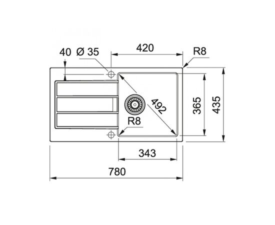 Мойка кухонная Franke Sirius S2D Slim 611-78 (143.0632.392), изображение 2 Мойка кухонная Franke Sirius S2D Slim 611-78 (143.0632.392), изображение 2