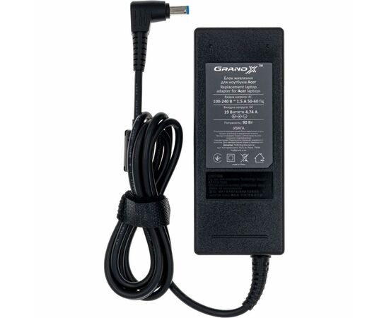 Блок питания к ноутбуку Grand-X Acer (19V 4.74A 90W) 5.5x1.7mm (AC90W17C)