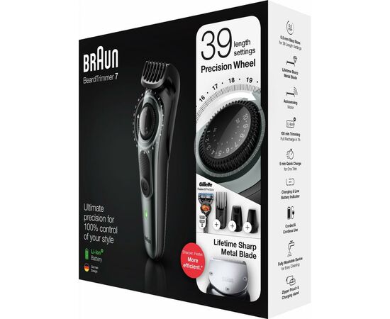 Триммер Braun BT 7240 (BT7240), изображение 2 Триммер Braun BT 7240 (BT7240), изображение 2
