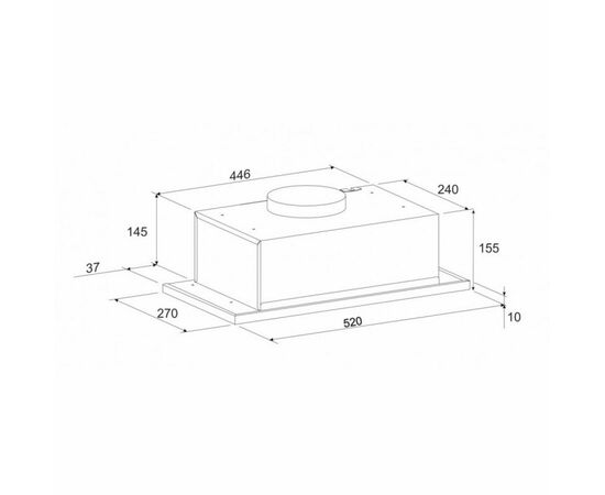Вытяжка кухонная Eleyus INTO 960 52 BL, изображение 12 Вытяжка кухонная Eleyus INTO 960 52 BL, изображение 12