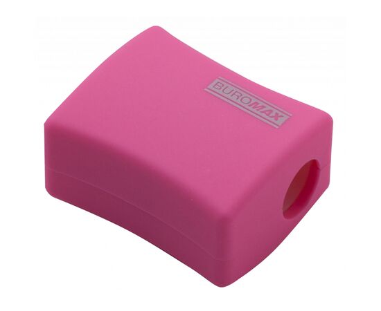 Точилка Buromax ALFA, RUBBER TOUCH с контейнером 2 отверстия (BM.4778-1), изображение 6 Точилка Buromax ALFA, RUBBER TOUCH с контейнером 2 отверстия (BM.4778-1), изображение 6