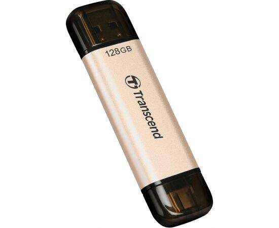 USB флеш накопитель Transcend 128GB JetFlash 930 Gold-Black USB 3.2/Type-C (TS128GJF930C), изображение 3 USB флеш накопитель Transcend 128GB JetFlash 930 Gold-Black USB 3.2/Type-C (TS128GJF930C), изображение 3