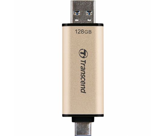 USB флеш накопитель Transcend 128GB JetFlash 930 Gold-Black USB 3.2/Type-C (TS128GJF930C), изображение 5 USB флеш накопитель Transcend 128GB JetFlash 930 Gold-Black USB 3.2/Type-C (TS128GJF930C), изображение 5