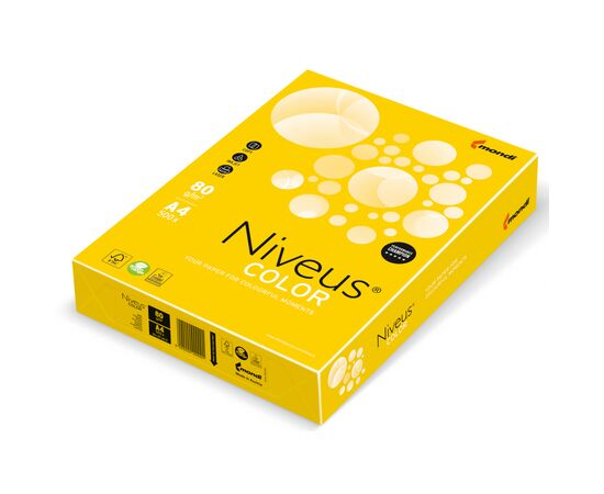 Бумага Mondi Niveus COLOR intensive Mustard A4, 80g, 500sh (A4.80.NVI.IG50.500)