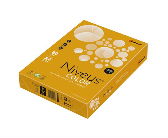 Папір Mondi Niveus COLOR NEON Orange A4, 80g, 500sh (A4.80.NVN.NEOOR.500)