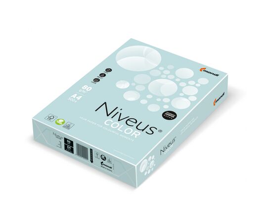 Папір Mondi Niveus COLOR Pastel lightBlue A4, 80g, 500sh (A4.80.NVP.BL29.500)