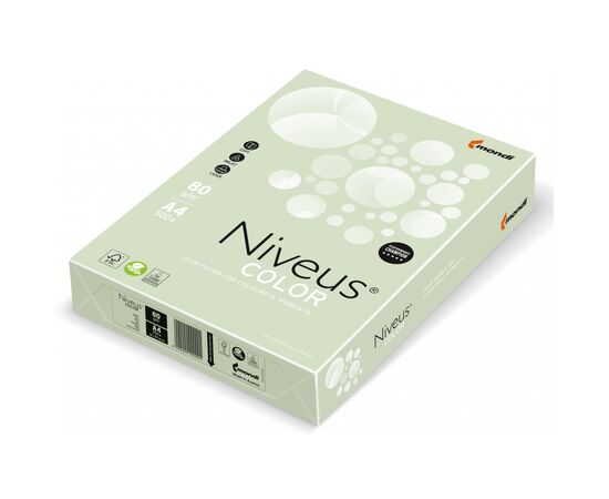 Папір Mondi Niveus COLOR Pastel lightGreen A4, 80g, 500sh (A4.80.NVP.GN27.500)