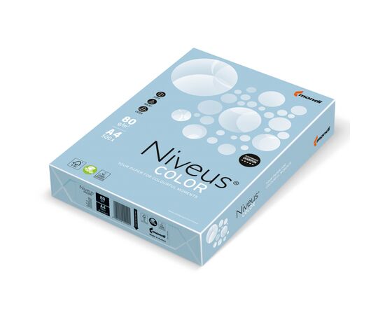 Папір Mondi Niveus COLOR Pastel ColdBlue A4, 80g, 500sh (A4.80.NVP.OBL70.500)