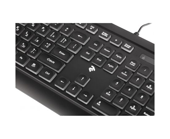 Клавиатура 2E KS120 White backlight USB Black (2E-KS120UB), изображение 11 Клавиатура 2E KS120 White backlight USB Black (2E-KS120UB), изображение 11