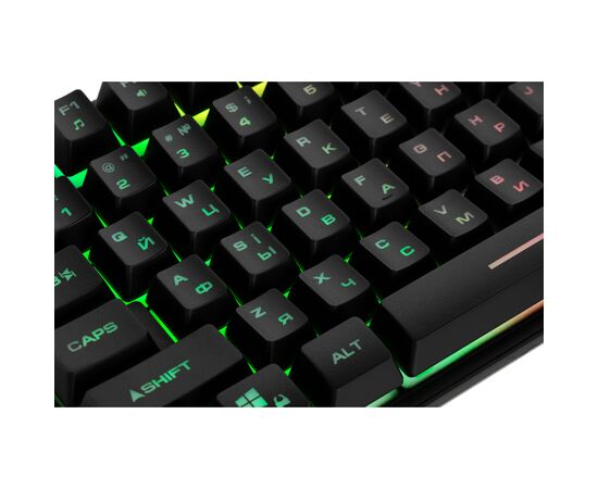 Клавиатура 2E KG355 LED 87key USB Black Ukr (2E-KG355UBK), изображение 5 Клавиатура 2E KG355 LED 87key USB Black Ukr (2E-KG355UBK), изображение 5