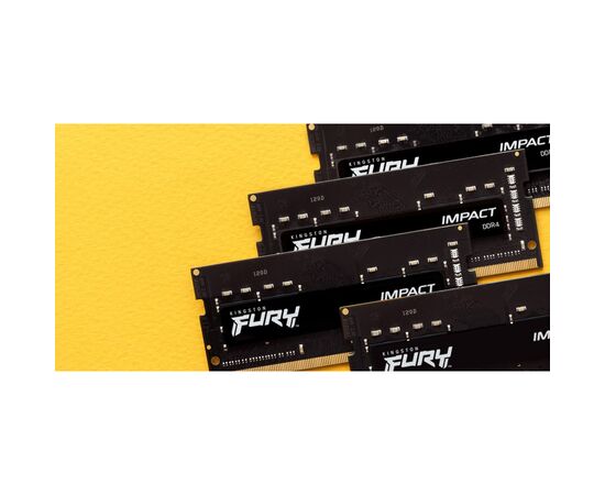 Модуль памяти для ноутбука SoDIMM DDR4 32GB (2x16GB) 3200 MHz Impact Kingston Fury (ex.HyperX) (KF432S20IBK2/32), изображение 5 Модуль памяти для ноутбука SoDIMM DDR4 32GB (2x16GB) 3200 MHz Impact Kingston Fury (ex.HyperX) (KF432S20IBK2/32), изображение 5