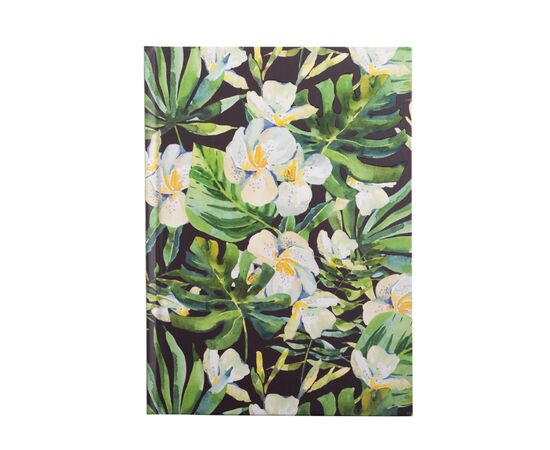 Блокнот Buromax Floristica А5 96 листів у клітку з твердою обкладинкою салат (BM.24511104-15)