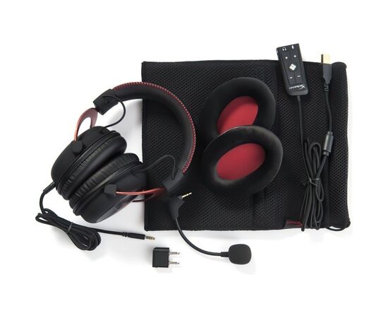 Наушники HyperX Cloud II Red (4P5M0AA), изображение 7 Наушники HyperX Cloud II Red (4P5M0AA), изображение 7