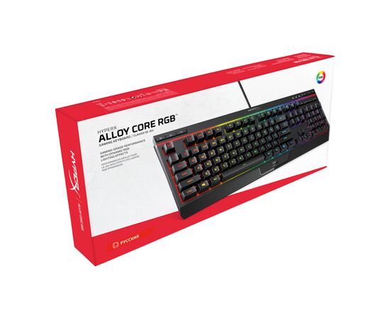Клавіатура HyperX Alloy Core RGB (4P4F5AX), зображення 5 Клавіатура HyperX Alloy Core RGB (4P4F5AX), зображення 5