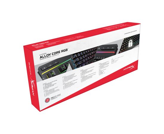 Клавіатура HyperX Alloy Core RGB (4P4F5AX), зображення 6 Клавіатура HyperX Alloy Core RGB (4P4F5AX), зображення 6