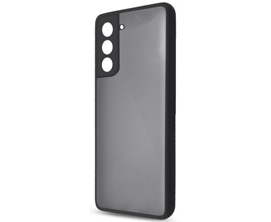 Чохол до моб. телефона MakeFuture Samsung S21 FE Frame (Matte PC+TPU) Black (MCMF-SS21FEBK)