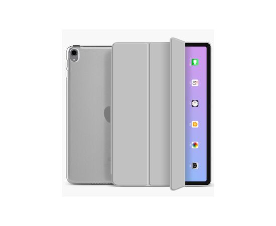 Чохол до планшета BeCover Tri Fold Hard Apple iPad mini 6 2021 Gray (706855), зображення 2 Чохол до планшета BeCover Tri Fold Hard Apple iPad mini 6 2021 Gray (706855), зображення 2