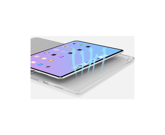 Чохол до планшета BeCover Tri Fold Hard Apple iPad mini 6 2021 Gray (706855), зображення 3 Чохол до планшета BeCover Tri Fold Hard Apple iPad mini 6 2021 Gray (706855), зображення 3