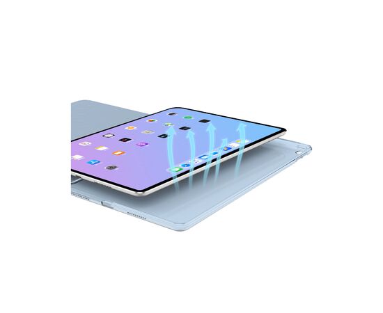 Чохол до планшета BeCover Tri Fold Hard Apple iPad mini 6 2021 Light Blue (706856), зображення 3 Чохол до планшета BeCover Tri Fold Hard Apple iPad mini 6 2021 Light Blue (706856), зображення 3