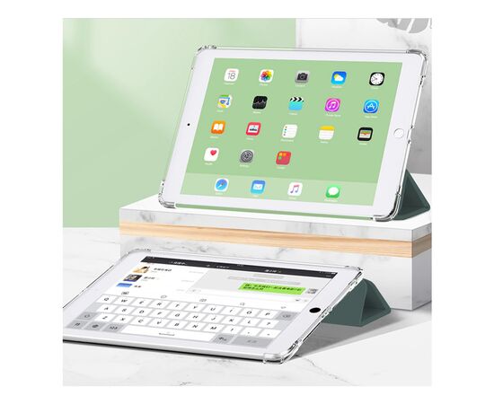 Чохол до планшета BeCover Tri Fold Soft TPU Apple iPad mini 6 2021 Dark Green (706721), зображення 3 Чохол до планшета BeCover Tri Fold Soft TPU Apple iPad mini 6 2021 Dark Green (706721), зображення 3