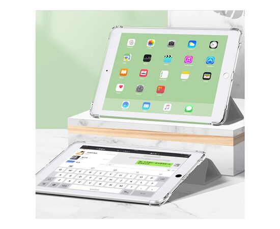 Чохол до планшета BeCover Tri Fold Soft TPU Apple iPad mini 6 2021 Gray (706722), зображення 3 Чохол до планшета BeCover Tri Fold Soft TPU Apple iPad mini 6 2021 Gray (706722), зображення 3