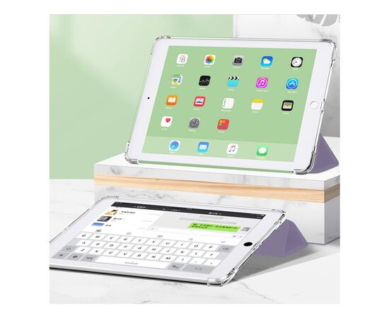 Чохол до планшета BeCover Tri Fold Soft TPU Apple iPad mini 6 2021 Purple (706725), зображення 3 Чохол до планшета BeCover Tri Fold Soft TPU Apple iPad mini 6 2021 Purple (706725), зображення 3