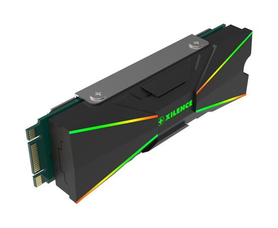 Радіатор охолодження Xilence M2SSD Cooler ARGB M2SSD.B.ARGB (XC401), зображення 3 Радіатор охолодження Xilence M2SSD Cooler ARGB M2SSD.B.ARGB (XC401), зображення 3