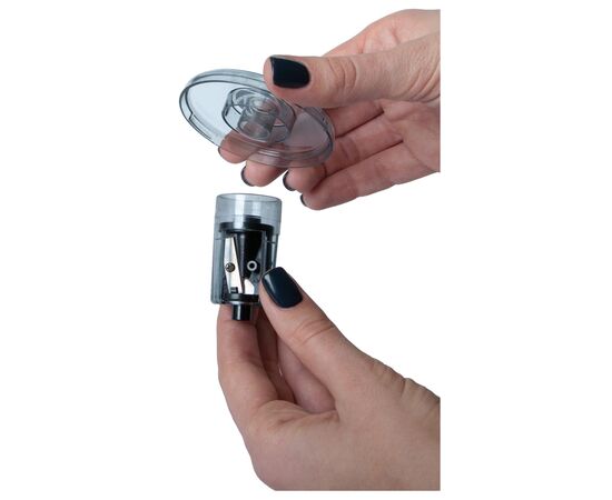 Точилка Buromax автоматическая с контейнеров Синяя (BM.4796), изображение 4 Точилка Buromax автоматическая с контейнеров Синяя (BM.4796), изображение 4