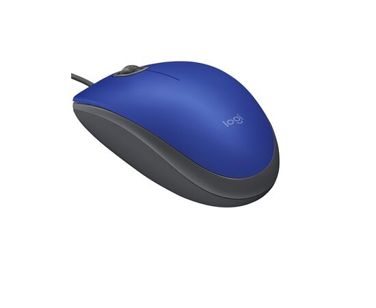 Мышка Logitech M110 Silent Blue (910-005488), изображение 2 Мышка Logitech M110 Silent Blue (910-005488), изображение 2