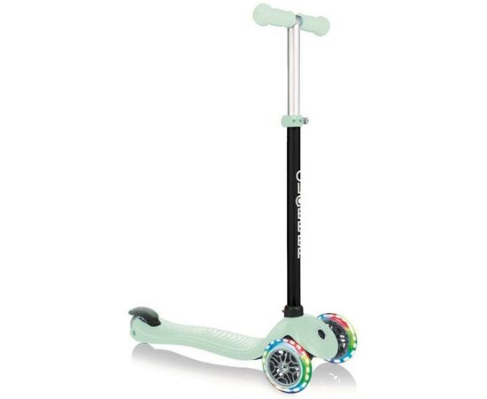 Самокат Globber GO UP SPORTY пастельно-зеленый с подсветкой (452-206-3), изображение 4 Самокат Globber GO UP SPORTY пастельно-зеленый с подсветкой (452-206-3), изображение 4