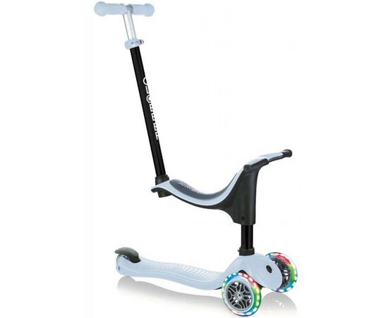 Самокат Globber GO UP SPORTY пастельно-синий с подсветкой (452-200-3)