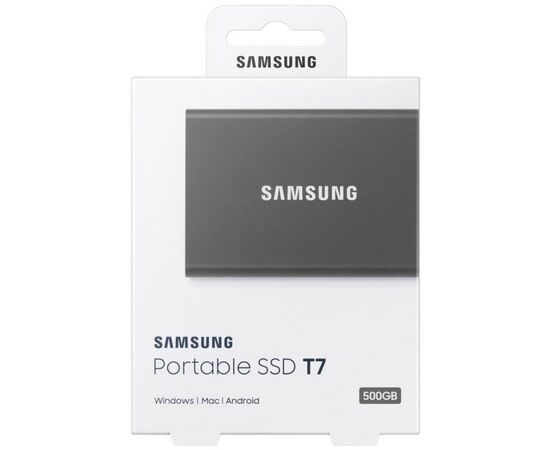 Накопитель SSD USB 3.2 500GB T7 Samsung (MU-PC500T/WW), изображение 8 Накопитель SSD USB 3.2 500GB T7 Samsung (MU-PC500T/WW), изображение 8