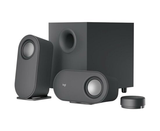 Акустическая система Logitech Z407 Bluetooth Graphite (980-001348), изображение 2 Акустическая система Logitech Z407 Bluetooth Graphite (980-001348), изображение 2