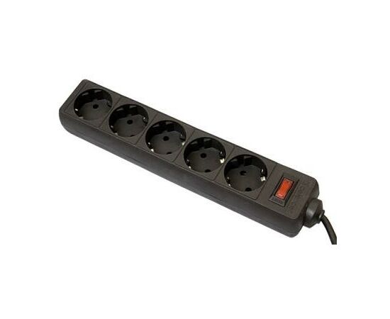 Сетевой фильтр питания Defender ES 5m 5 роз. black (99486)