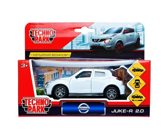 Машина Технопарк Nissan Juke-r 2.0 Белый (1:32) (JUKE-WTS), изображение 7 Машина Технопарк Nissan Juke-r 2.0 Белый (1:32) (JUKE-WTS), изображение 7