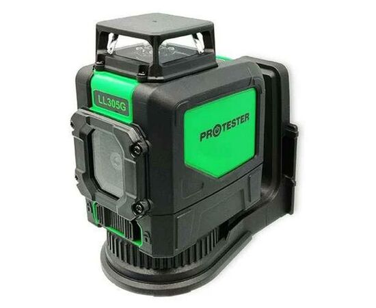 Лазерный нивелир Protester H360°/1V, зеленый луч (LL305G), изображение 2 Лазерный нивелир Protester H360°/1V, зеленый луч (LL305G), изображение 2