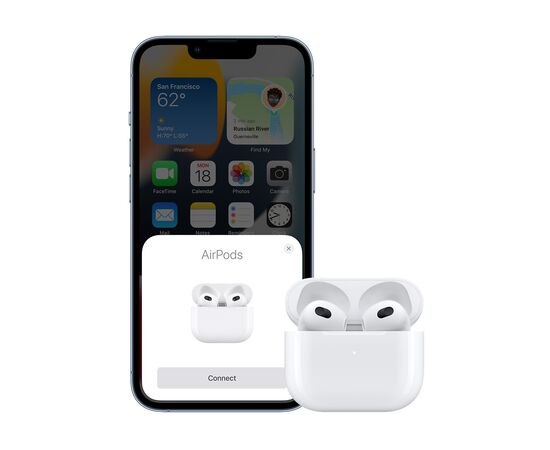 Наушники Apple AirPods (3rd generation) with Wireless Charging Case (MME73TY/A), изображение 5