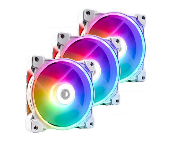 Кулер до корпусу ID-Cooling ZF-12025-ARGB-TRIO-SNOW