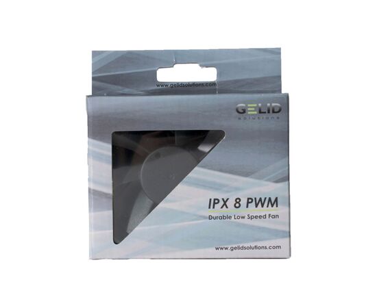 Кулер для корпуса Gelid Solutions IPX 8 PWM (FN-IPX08-20), изображение 3 Кулер для корпуса Gelid Solutions IPX 8 PWM (FN-IPX08-20), изображение 3